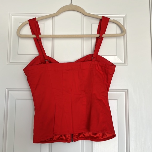 Bebe red corset top - Picture 2 of 2